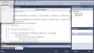 Visual Basic Tutorial 63 Initialize Arrays With Values