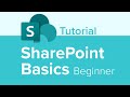 SharePoint Basics Beginner Tutorial
