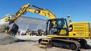 Cat 323 Excavator With Rototilt R6 Tiltrotator at Fabick Cat