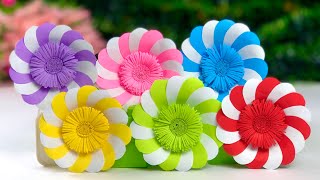 Easy Flower Making With Paper🌹💞🌹😊| How To Make Paper Flower | Beautiful Paper Flower Making Idea