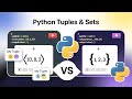 Part - 2 (Tuple & sets) Programs to learn python tuple and sets concept. Python tutorial.