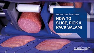 Salami slicing, transport \u0026 packaging | weSLICE 4500, wePICK, wePACK, weSORT