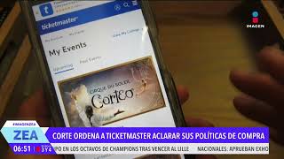 La SCJN ordena a Ticketmaster aclarar sus políticas de compra | Noticias con Francisco Zea