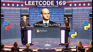 leetcode 169 : majority element : python solution