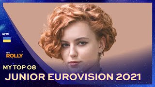 Junior Eurovision 2021 | My Top 8 - NEW: 🇺🇦