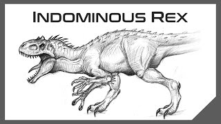 How To Draw The Indominus Rex Jurassic World Danny The