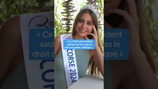 Pourquoi Miss Corse a paniqué à Miss France 2025 ? #missfrance2025 #missfrance #misscorse #miss