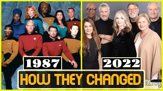 STAR TREK: THE NEXT GENERATION Cast (1987 VS 2022) Then And Now -How They Changed & Who Died