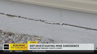 Pa. DEP investigating mine subsidence in Fayette County