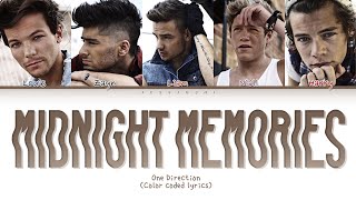 One Direction - Midnight Memories (Color Coded Lyrics)