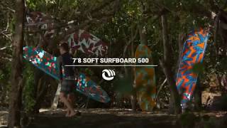 PLANCHE DE SURF EN MOUSSE 7'8 500 OLAIAN