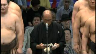 平成23年大相撲七月場所 初日協会挨拶完全版 2011 Sumo 07 01 Speech