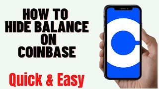 how to hide balance on coinbase