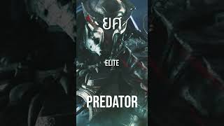 ยศของ Predator #shorts  | The Codex