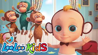 Johny and Five Little Monkeys - LooLoo Kids Nursery Rhymes and Kids Songs