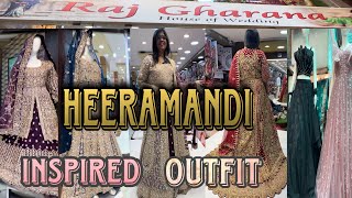 HEERAMANDI INSPIRED OUTFIT WITH 50% Disc || CHEAPEST MARKET IN AHMEDABAD || RATANPOLE