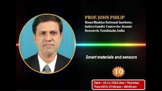 10th Webinar ROWS2021by PROF. JOHN PHILIP, IGCAR Tamil Nadu, India