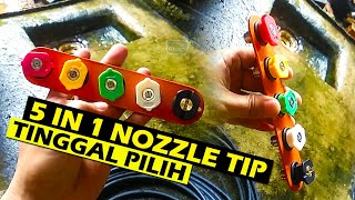 Review Ikura 5 in 1 Nozzle Jet Cleaner + Holder untuk Kran Steam Karcher K1 Sistem Quick Release