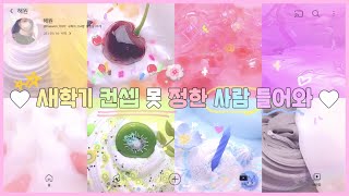 🌸 당신을 위한 새학기 컨셉/이미지 추천 목록 🤍 대시액 대규모 시리즈 액괴 액괴 시리즈 시액 액시 대규모 액시 시리즈 대귬 실즈 혜원 대규모 액괴 대시액 고딕 대규모