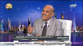 د. حسن الصادي في حوار اقتصادي قوي مع مصطفى بكري برنامج حقائق وأسرار