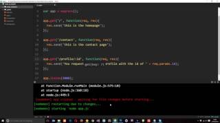Node JS Tutorial for Beginners #24 - Express Route Params