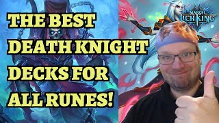 The BEST Death Knight Decks for All Runes - Unholy, Blood, and Frost - Hearthstone Lich King