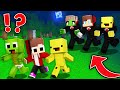 Baby JJ, Mikey and Banana Kid Escape from VAMPIRE PARENTS in Minecraft Maizen!