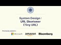 Tiny URL - System Design Interview Question (URL shortener)