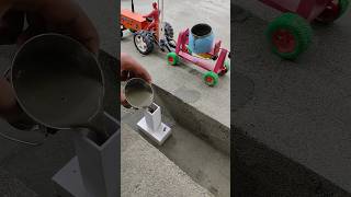 diy mini tractor Overbridge construction machine | diy tractor video | #shorts #youtubeshorts