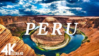 PERU 4K (Ultra HD) - Relaxing Music for Stress Relief with Amazing Nature Scenery • 3 HOURS