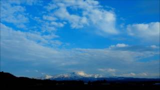 【タイムラプス】月山・春の空