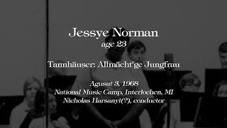 Jessye Norman (age 22): Allmächt'ge Jungfrau: Interlochen: 8/3/68