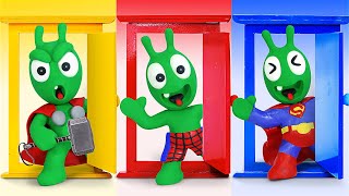 Pea Pea Dress Up Superheroes and helps his friends by Mystery Doors - Pea Pea Funny Adventures