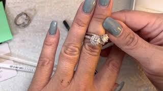 My honest review on my DovEggs Nova Cut engagement ring in sterling silver..