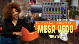 ❌ Mesa de Som Vedo VDA 212 L ❌