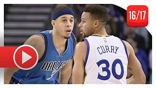 Stephen Curry vs Seth Curry BROTHERS Duel Highlights (2016.12.30) Warriors vs Mavericks