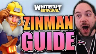 Complete Zinman Guide [what I wish I'd known...] Whiteout Survival