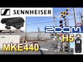 sennheiser mke440 test　rode videomicpro 踏切