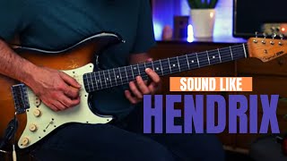 Sound More Like Jimi Hendrix Today - Tips On Getting Tone And His Doublestop Rhythm Guitar Technique