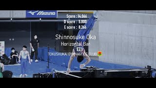 Shinnosuke Oka - 2022 All Japan Gymnastics Championships - MAG  HB