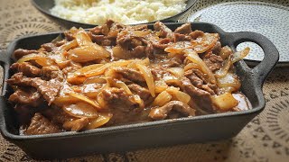 Boeuf aux oignons facile et rapide (recette asiatique)