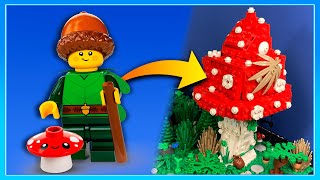 I built a LEGO Mushroom house! 🍄
