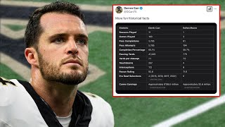 Derek Carr Future with the Saints in Doubt After Brother's Comments? | James Skrmetta REACTS