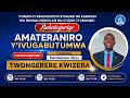 🔴LIVE: AMATERANIRO YO GUTANGIRA ISABATO N'AMAVUNA/ MUHIMA SDA CHURCH// TARIKI YA 05/06/2026