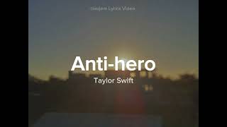 ANTI-HERO (Lyrics) | Taylor Swift