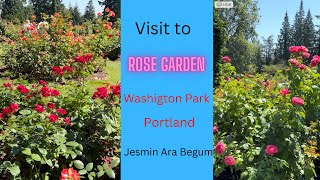 Visit to Rose Garden at Washington Park, Portland, Oregon/অপূর্ব সুন্দর ওয়াশিংটন পার্কের গোলাপ বাগান