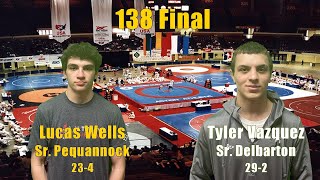 2023 Morris County Wrestling Tournament Final Round - 138 lbs.