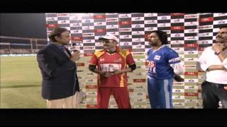 CCL4 Telugu Warriors Vs Karnataka Bulldozers Match in Hyderabad - Presentation