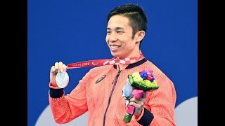 パラ競泳・富田宇宙　初出場32歳で銀メダル　残り100メートル粘り「死ぬかと」最後は気持ち