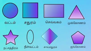 வடிவங்கள்| Learn shapes in tamil for kids| Clever Kiddie